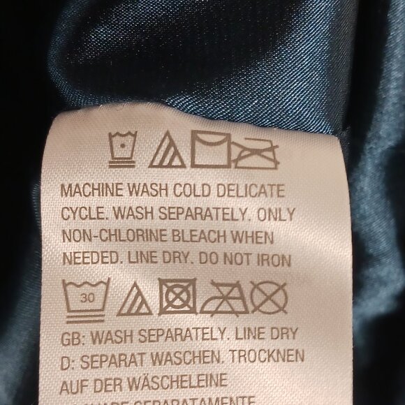 Gili, Deep Teal Faux Fur Hooded Jacket, Size Large, Zip Front, Cozy, Soft & Warm - Picture 16 of 16